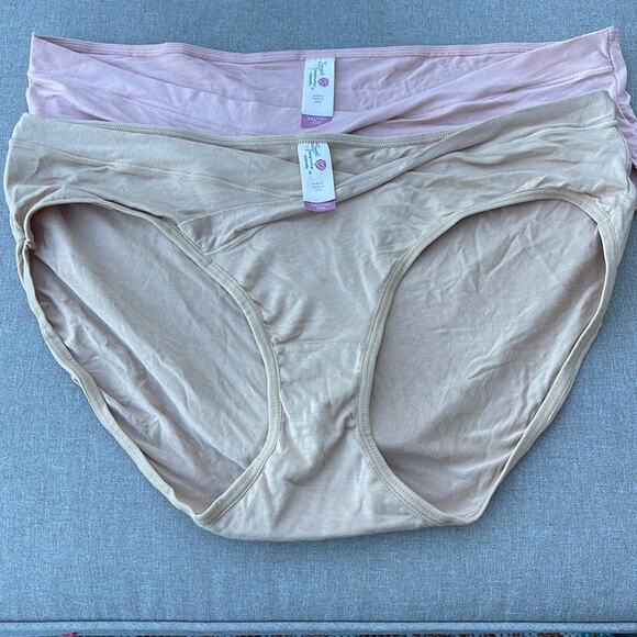 Secret Treasures 2-pair maternity underbelly panties size 20 (XXL)  NEW - Picture 5 of 8